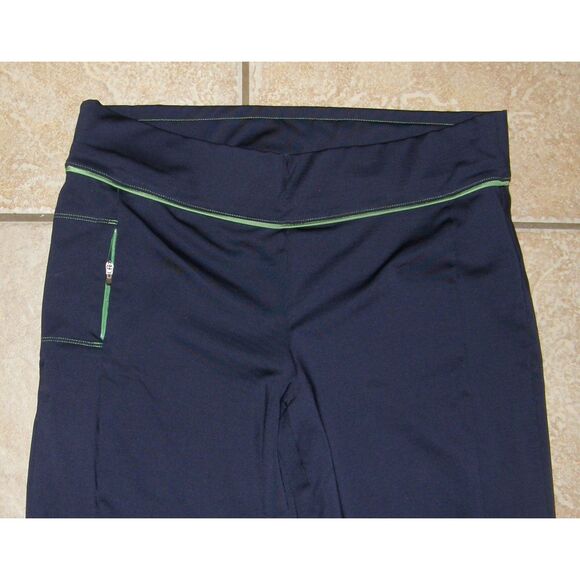 Dark Blue Sz Medium Moisture Wicking Stretchy Athletic Pants Pocket GAP BODY - Picture 3 of 4